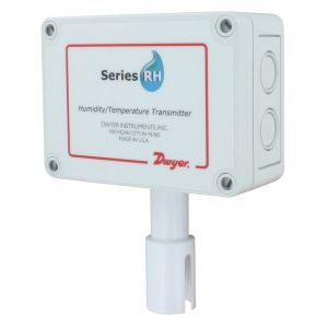 Duct Humidity (%RH) Sensor with Temperature Transmitter