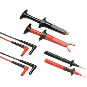 TL1550B Test Leads with Alligator Clips (Red, Black, Green)