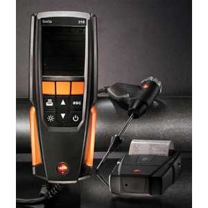 Testo 310 Residential Combustion Analyzer Kit 0563 3100 O2, Co