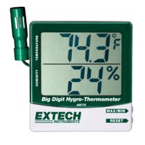 Extech 445702 Hygro-Thermometer Clock